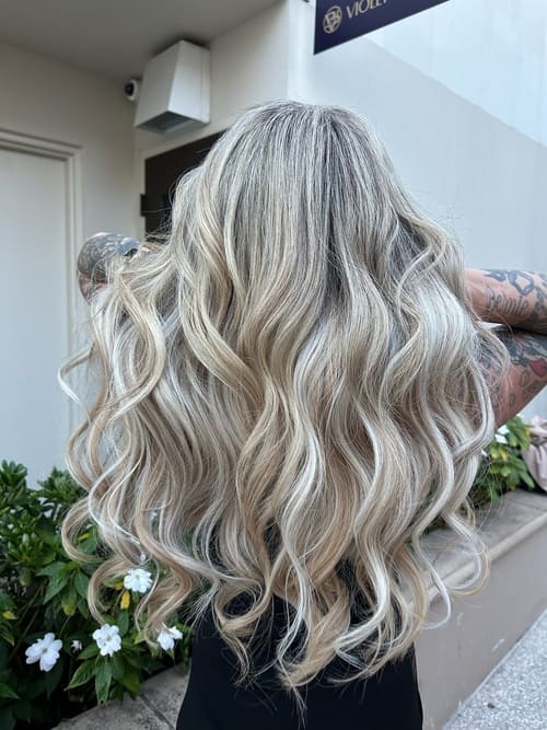 After hair extensions