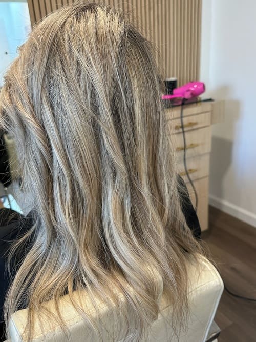 Before hair extensions